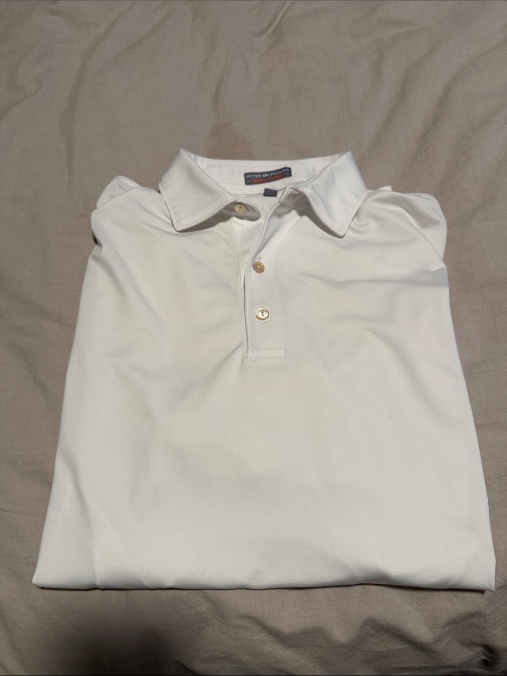 Peter Millar White Summer Comfort Polo